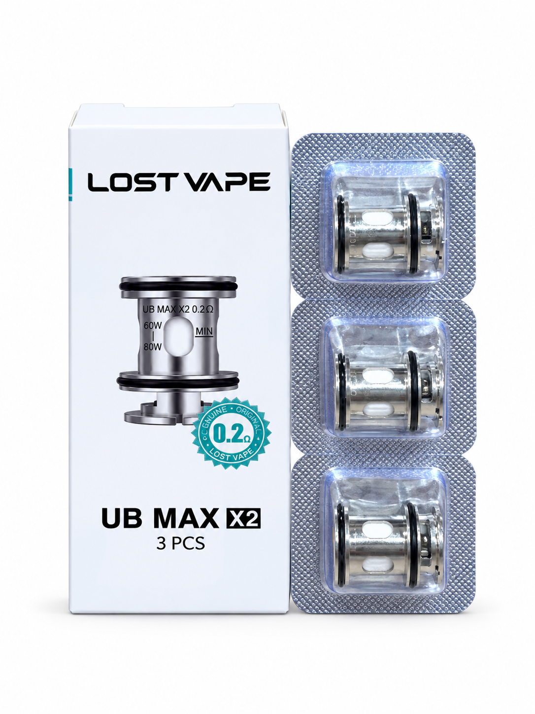 Résistances UB Max Lost Vape 0.2Ω